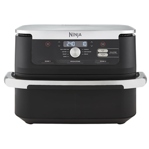 Ninja  karstā gaisa katls Double , 10.4l, 2470W, melns, nerūsējošais tērauds AF500EU
