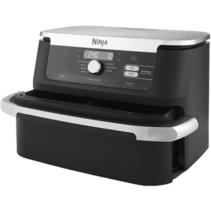 Ninja  karstā gaisa katls Double , 10.4l, 2470W, melns, nerūsējošais tērauds AF500EU