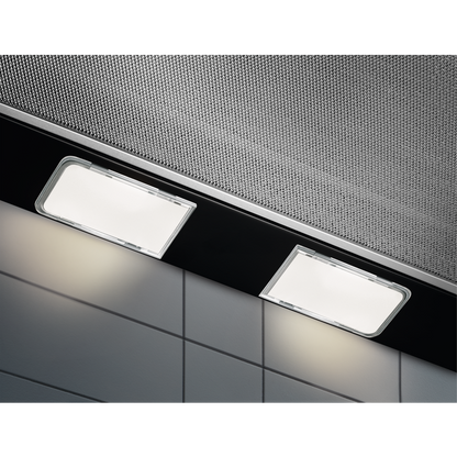 Electrolux izvelkams tvaika nosūcējs, 60 cm, C, melns LFP326FB