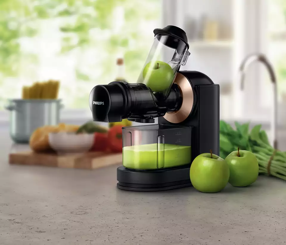 PHILIPS Viva Collection Sulu spiede 150W, 1l (zemo apgriezienu) melns HR1888/70