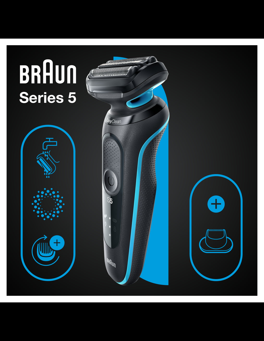 BRAUN Series 5 skuveklis AutoSense 51-M1200s