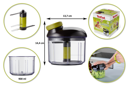 Tefal mini smalcinātājs, 900 ml K1320404