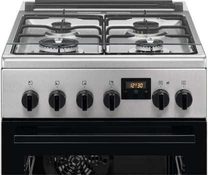 Electrolux gāzes plīts ar elektrisko cepeškrāsni, nerūsējoša tērauda, 50cm LKK540232X