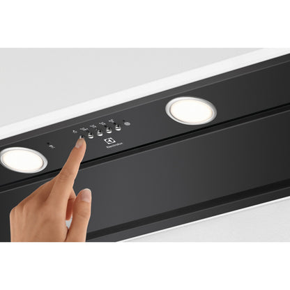 Electrolux iebūvējams tvaika nosūcējs, melns, 80 cm LFG719R