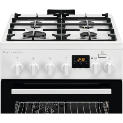 AEG gāzes plīts ar elektrisko cepeškrāsni CKB56490BW