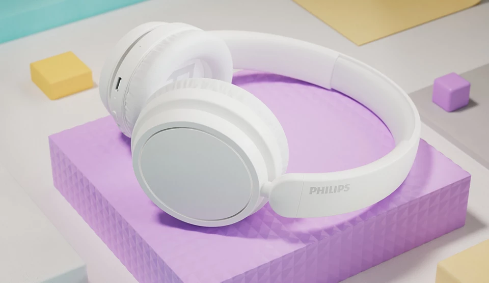 PHILIPS austiņas On-Ear ar Bluetooth, baltas TAH5209WT/00