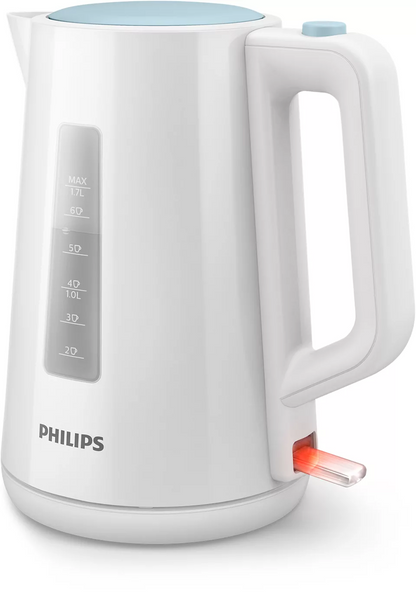 PHILIPS tējkanna 1.7 l, balts/zils HD9318/70