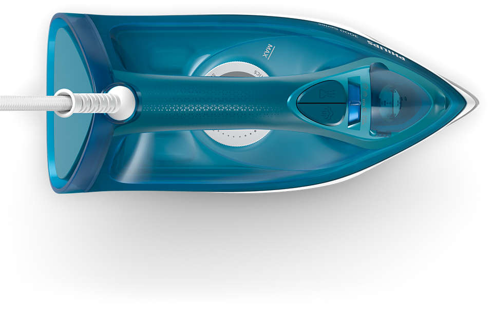 PHILIPS 3000 sērijas Tvaika gludeklis, 2600W, zilganzaļs DST3040/70