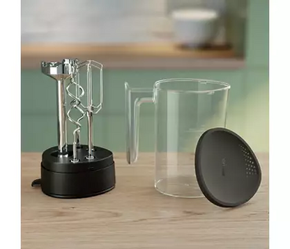 PHILIPS 5000 series Jaudīgs 500W rokas mikseris trīs vienā, melns HR3781/20