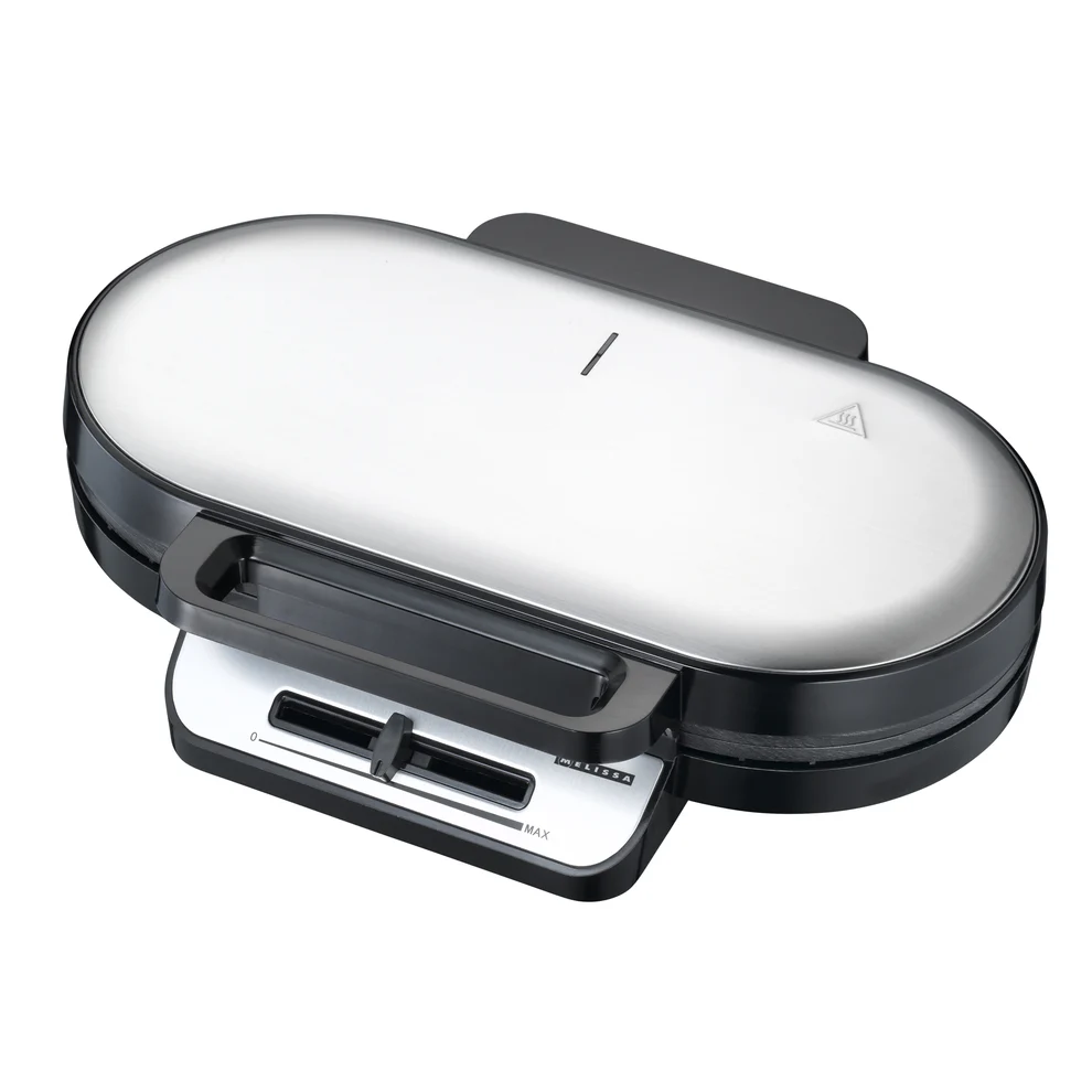 Melissa dubultā vafeļu panna, 1200W, nerūsējošā tērauda 16250087