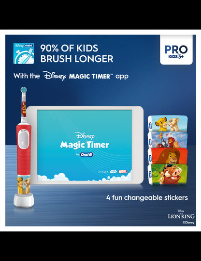 BRAUN el.zobu  birste - bērnu, Lion king D 103.413.2KX/Lion