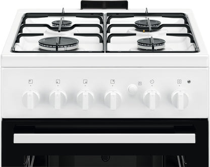 Electrolux gāzes plīts, 50cm, balta LKG500013W