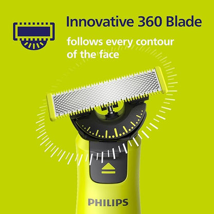 PHILIPS OneBlade 360 skuvekļa Sejas +  ķermeņa komplekts maināmie asmeņi 2 gab QP624/50