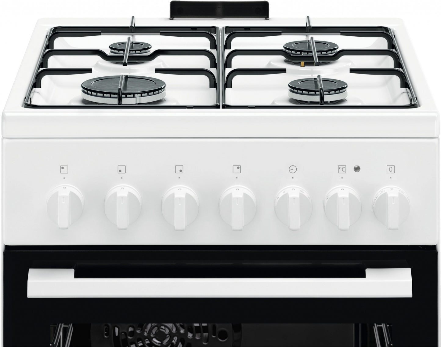 Electrolux gāzes plīts ar elektrisko cepeškrāsni, 50cm, balta LKK520032W