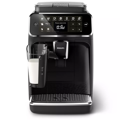 PHILIPS 4300 sērijas Pilnībā-automātisks Espresso kafijas automāts, melns EP4341/51