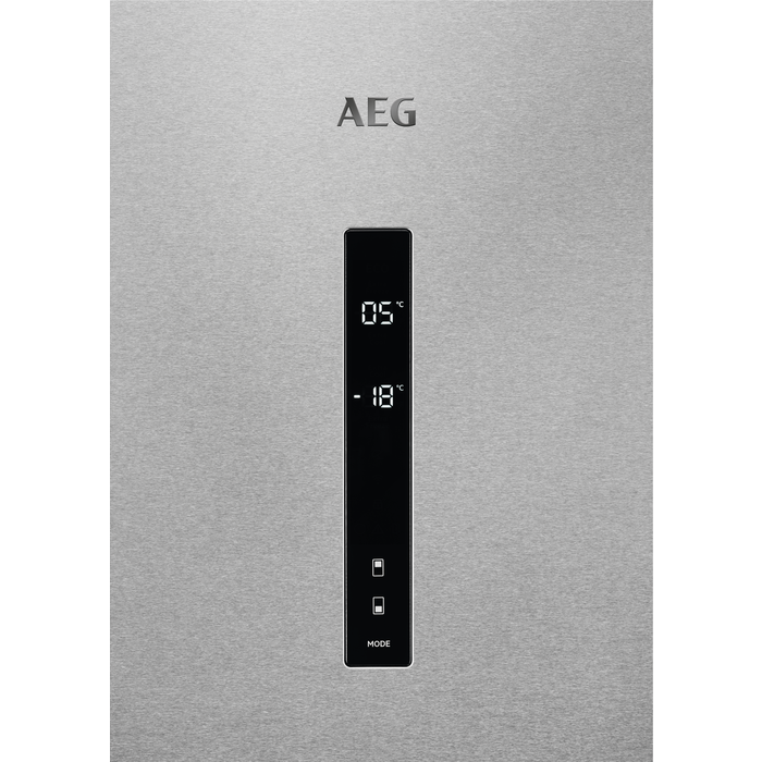 AEG 8000.sērijas No Frost Brīvstāvošs Ledusskapis ar saldētavu, 201 cm RCB736E7MX