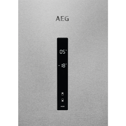 AEG 8000.sērijas No Frost Brīvstāvošs Ledusskapis ar saldētavu, 201 cm RCB736E7MX