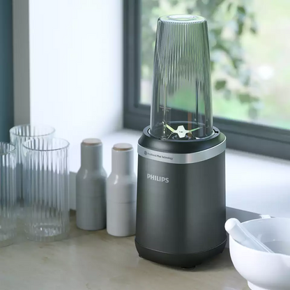 PHILIPS 5000 Series blenderis, 1000W, melns (kompl. 2 krūzes) HR2766/00