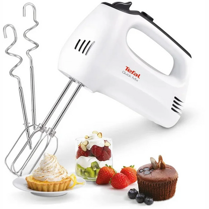 TEFAL mikseris Quick Mix, 300W+turbo, balts HT3101