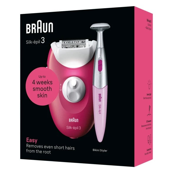 BRAUN Silk 3 epilators ar bikini trimmeri SE3-202