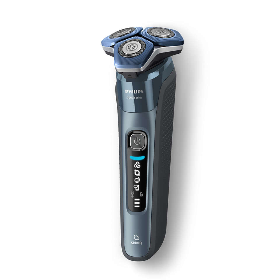 PHILIPS Shaver series 7000, Wet&amp; Dry skuveklis (lādējams), zils S7882/55