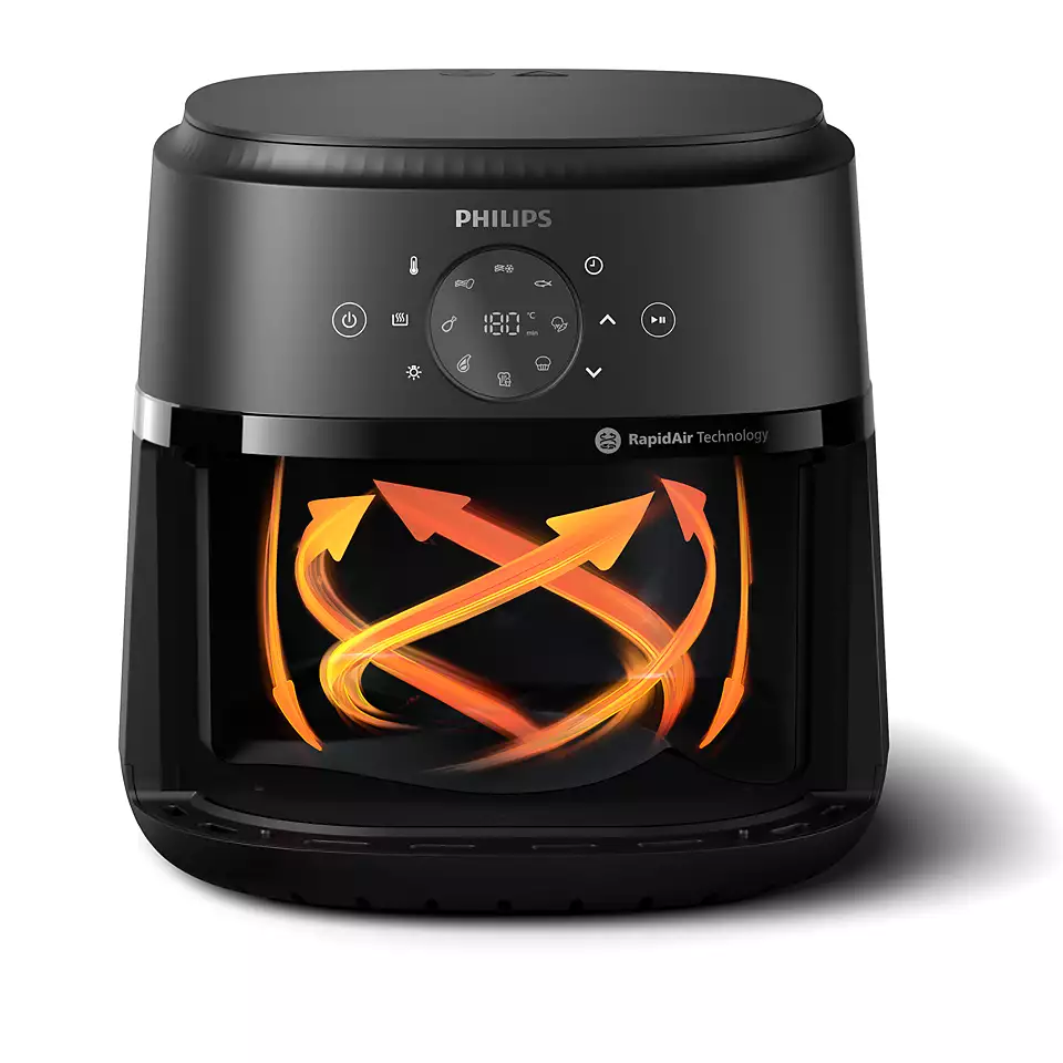 Philips karstā gaisa katls, 1700W, 6.2L, melns NA231/00