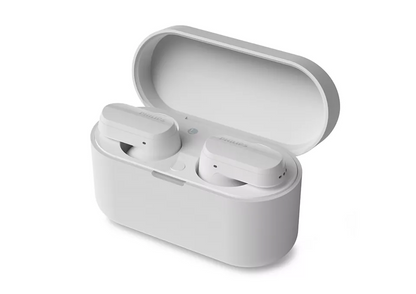 PHILIPS in-ear true bezvadu austiņas ar portatīvo uzlādes ietvaru, baltas TAT3508WT/00