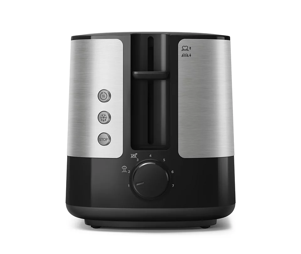 PHILIPS Tosteris 1000W, melns HD2635/90