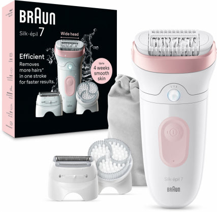 BRAUN Silk 7 epilators ar piederumiem SE7-060