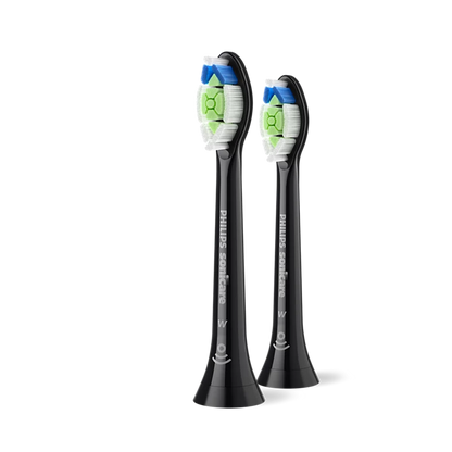 Sonicare Optimal White birstes uzgaļi (2gab.), melns HX6062/88