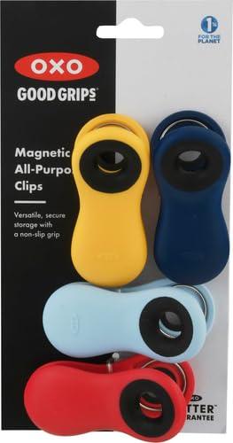 Virtuves piederumi OXO Magnetic All-Purpose Clips - 4 Pk - Assorted Colours 13328400 - DomoTehnika