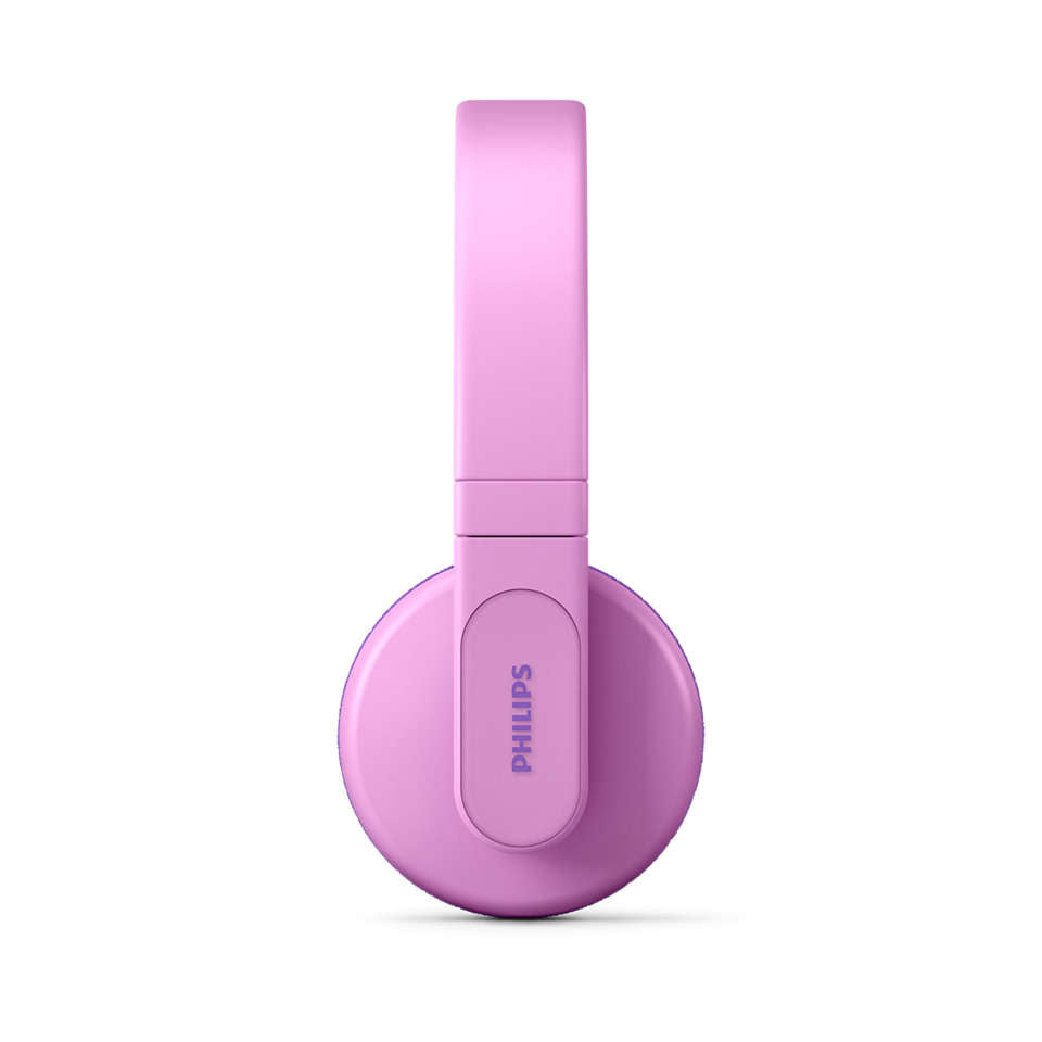 PHILIPS on-ear austiņas ar Bluetooth bērniem, rozā TAK4206PK/00