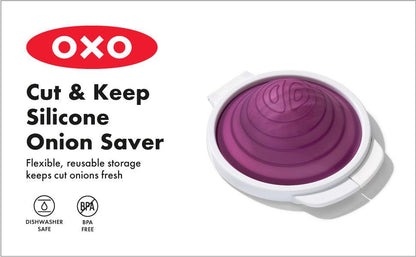 Pārtikas uzglabāšanas trauks OXO Cut & Keep Silicone Onion Saver 11250100 - DomoTehnika