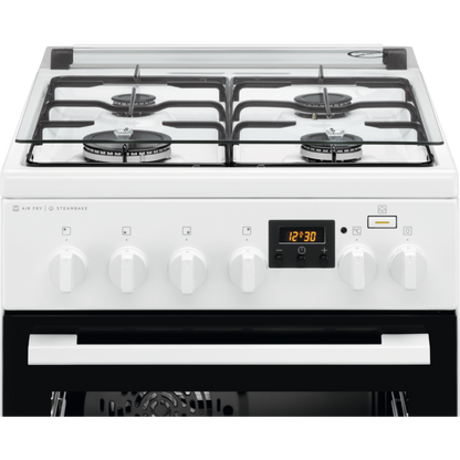 Gas stove with electric oven ELECTROLUX LKK560205W