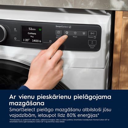 Electrolux veļas mašīna UltraCare un tvaika programmu, 11kg., melna EW8FG5602CDE