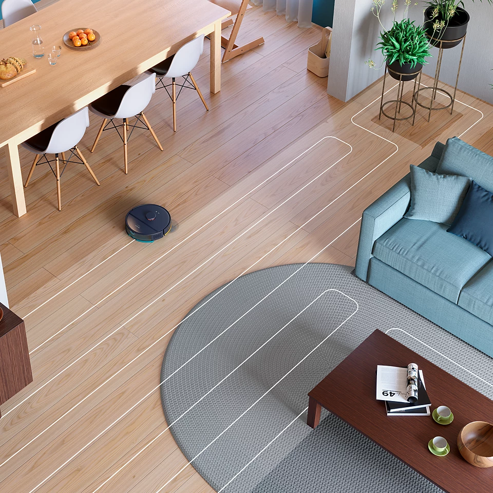 PHILIPS 2000. sērijas Putekļsūcējs robots ar mazgāšanas funkciju, Pusnakts zils XU2000/10