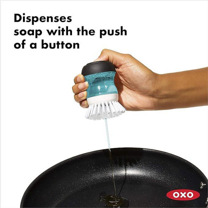 Trauku mazg.līdz.dozators OXO Soap Dispensing Palm Brush 36481 - DomoTehnika