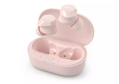 PHILIPS in-ear true bezvadu austiņas ar portatīvo uzlādes ietvaru, rozā TAT1209PK/00