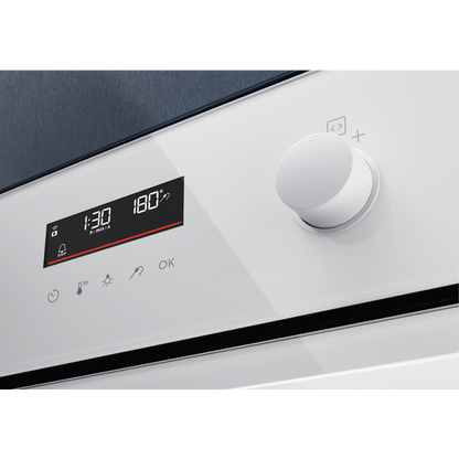 Electrolux Tvaika cepeškrāsns 600. sērija ar SteamBake iebūv., balta EOD6C77WV