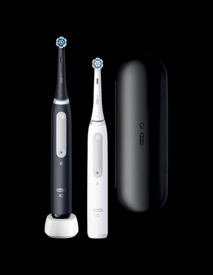 BRAUN Series iO4 el.zobu birstes,Matt Black+Quite White iOG4d.2J6.2K