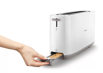 PHILIPS Daily Collection Tosteris, 830W, balts HD2590/00