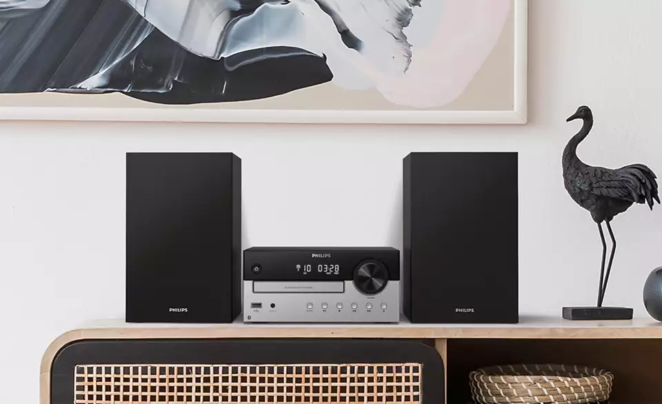 PHILIPS Mikro mūzikas sistēma ar Bluetooth, melna TAM4205/12