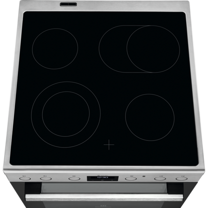 Electrolux elektriskā plīts ar elektrisko cepeškrāsni, nerūsējoša tērauda LKR64020AX