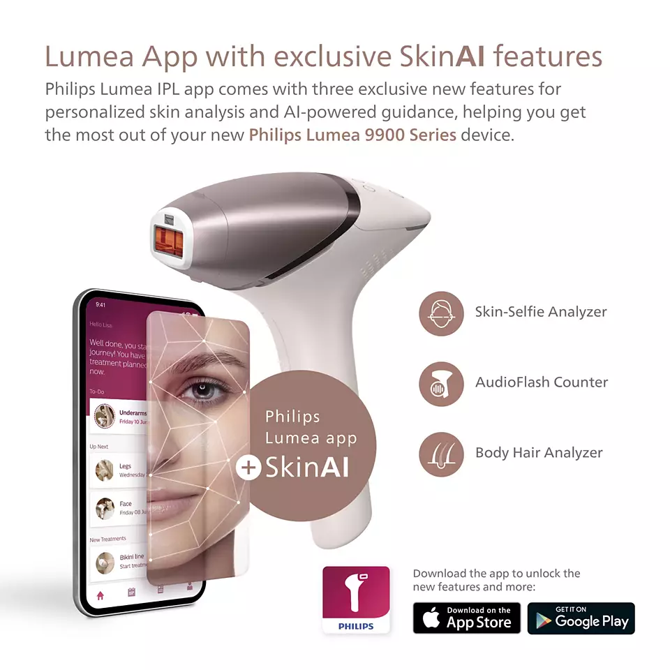 PHILIPS excl. Lume Prestige IPL foto epilators BRI977/00