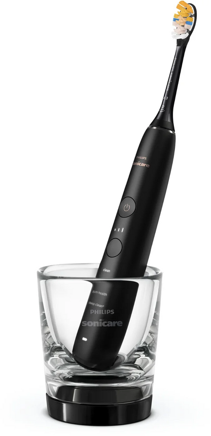 PHILIPS Sonicare zobu birste DiamondClean 9000 ar īpašu lietotni, melna HX9911/17