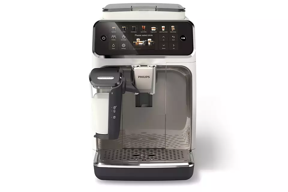 PHILIPS 4400 sērijas Pilnībā-automātisks Espresso kafijas automāts, balts EP4443/70