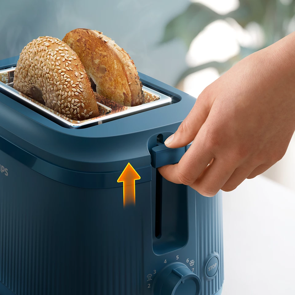 PHILIPS 3000. Sērijas Basic tosteris, 900W, zils HD2511/70