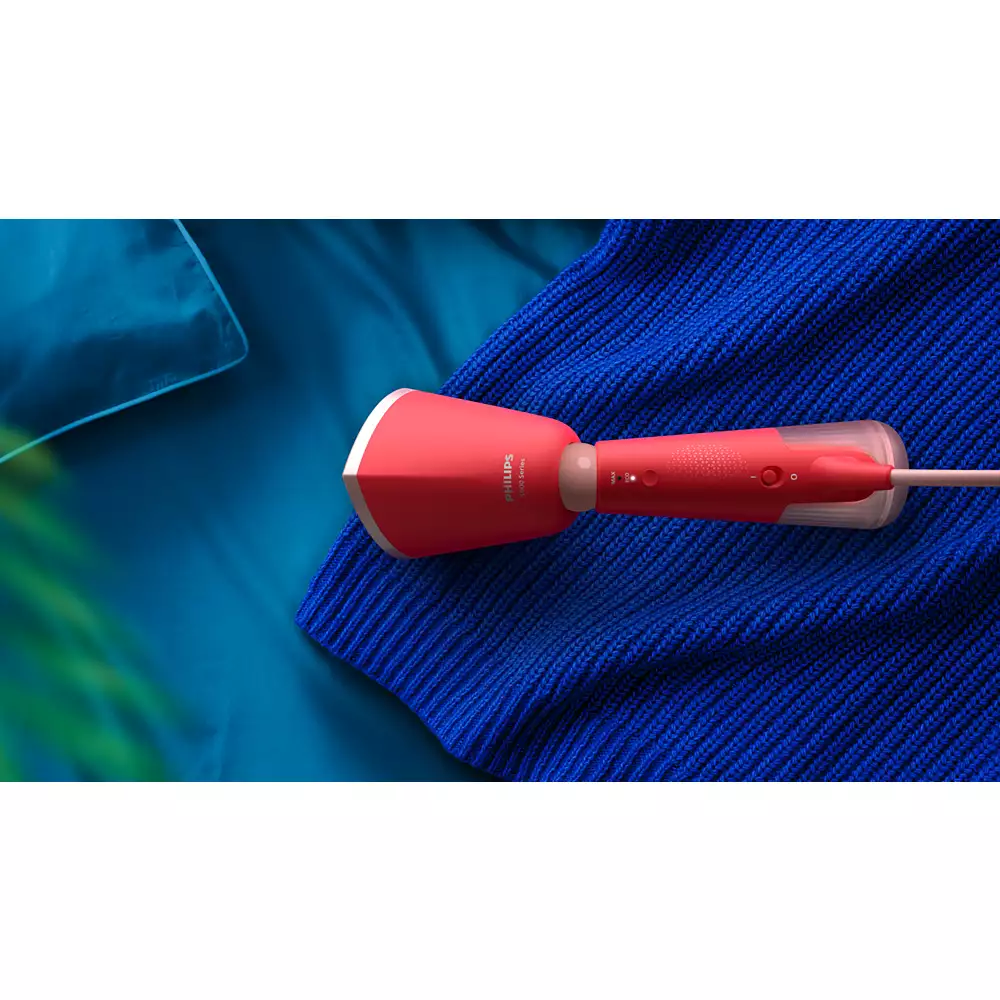 PHILIPS rokas tvaika gludināšanas ierīce, 1400W, oranži sarkans STH5020/40