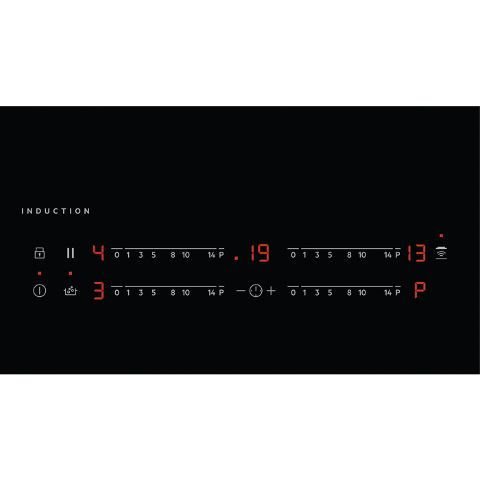 AEG indukcijas plīts virsma (iebūv.), 80cm ar Hob2Hood IAE84411XB