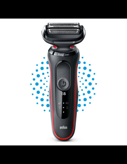 BRAUN Series 5 skuveklis AutoSense, sarkans 51-R1000s
